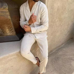 Maurizio Cavalli™ Casual two-piece cotton canvas set