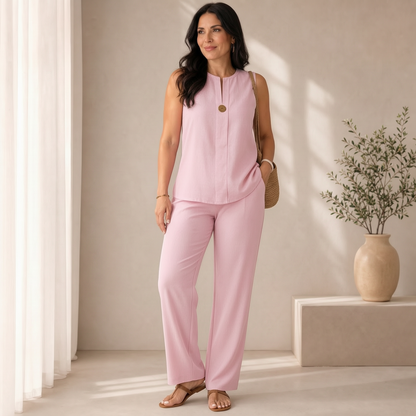 Ferdinanda Boselli™ Breathable Minimalist Two-Piece Lounge Set