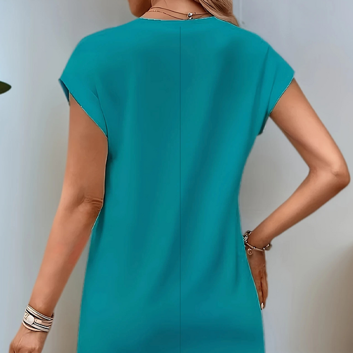 Mia Bucca™ A-line dress with round neckline