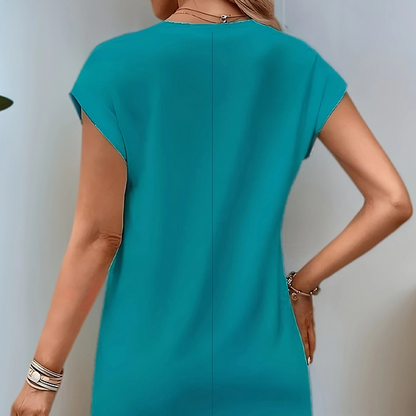 Mia Bucca™ A-line dress with round neckline