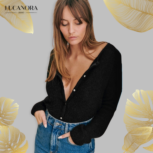 Mireio™️ Super soft button-up sweater