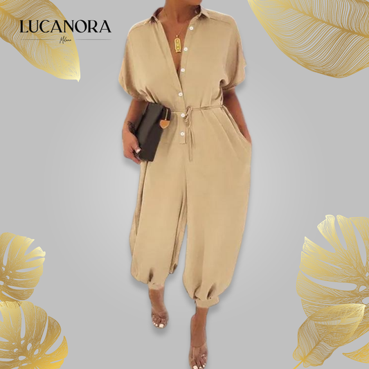 Mirta Petricca™ Casual Pocket Jumpsuit