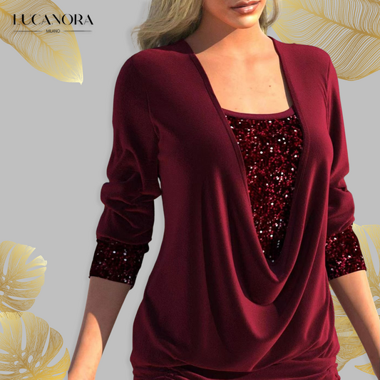 Natale Spirit™️ Loose, brocade sweater