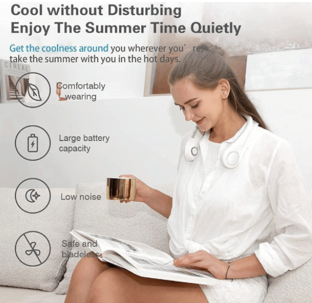 NekChill™ Portable neck fan