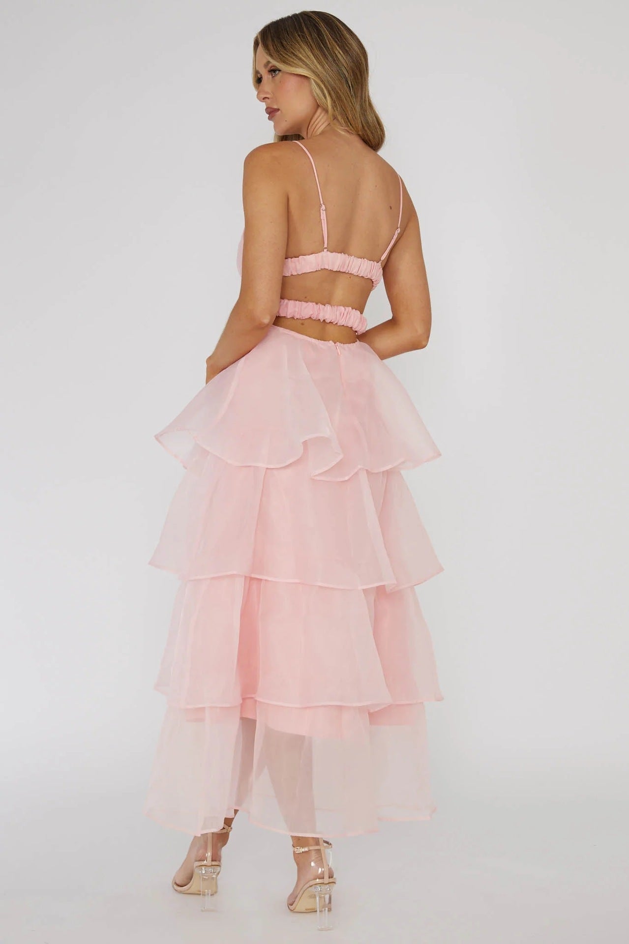 Nina Vidal™ Maxi ruffle dress