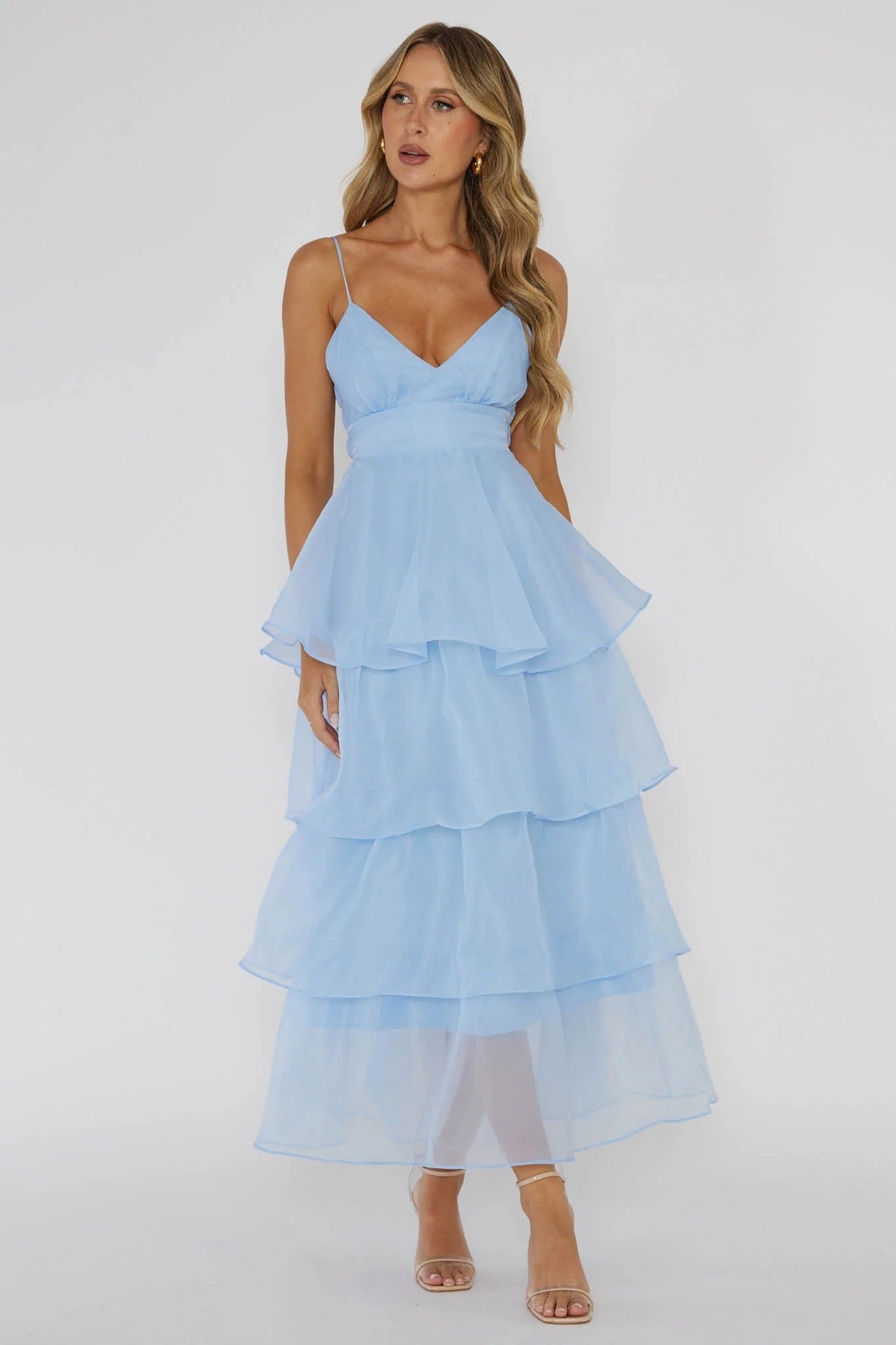 Nina Vidal™ Maxi ruffle dress