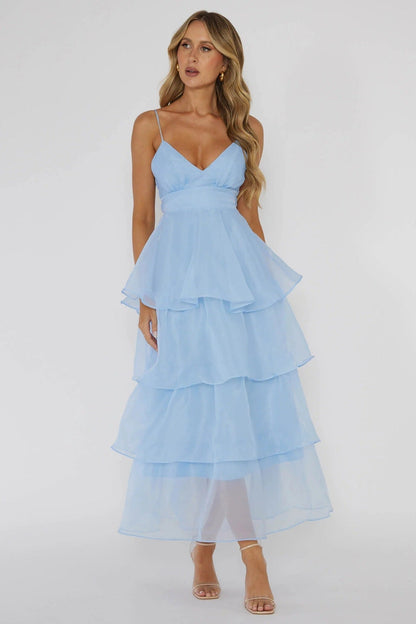 Nina Vidal™ Maxi ruffle dress