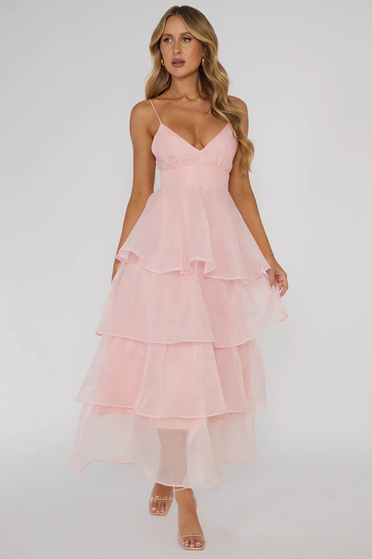 Nina Vidal™ Maxi ruffle dress
