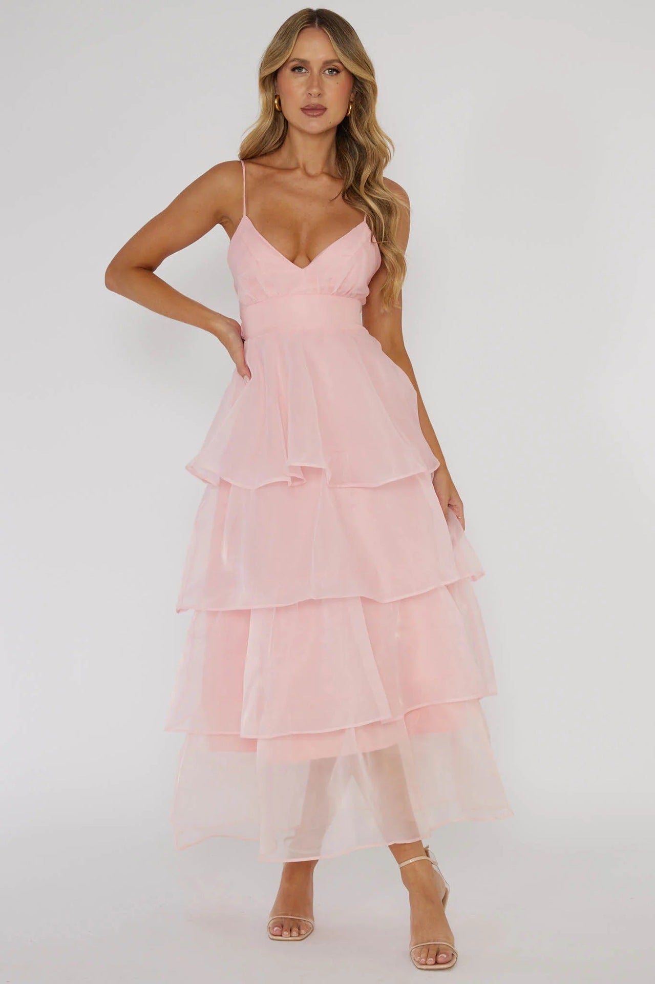 Nina Vidal™ Maxi ruffle dress