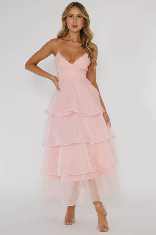 Nina Vidal™ Maxi ruffle dress