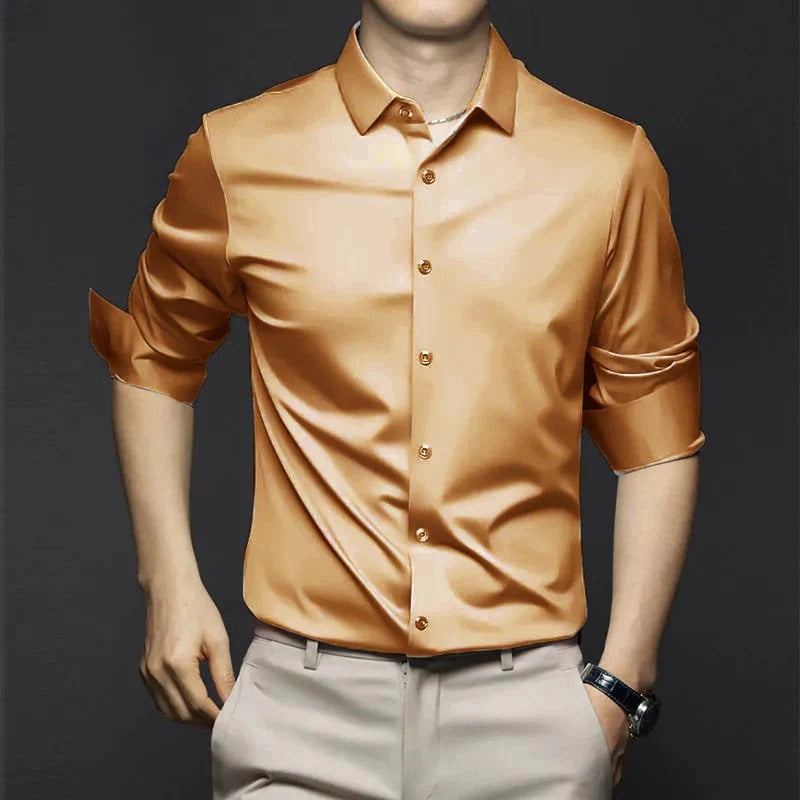 Nino Pannullo™ Men's Classic and Elegant Wrinkle Resistant Shirt