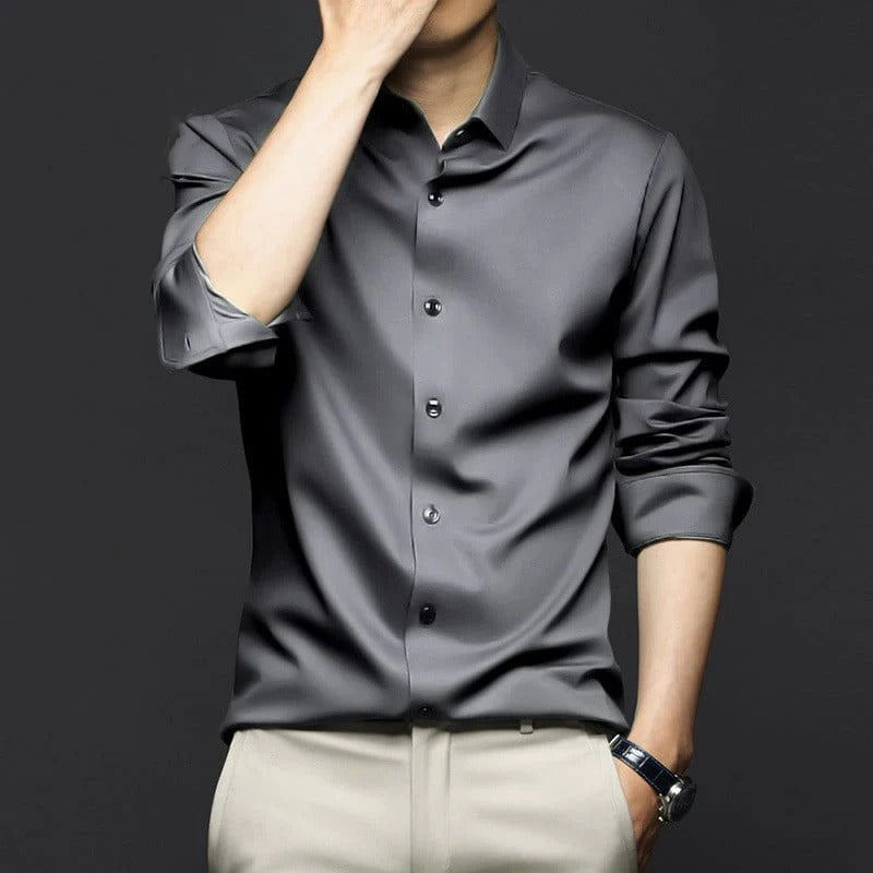 Nino Pannullo™ Men's Classic and Elegant Wrinkle Resistant Shirt