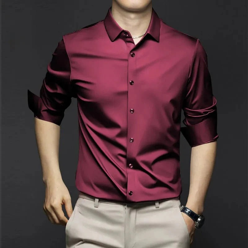 Nino Pannullo™ Men's Classic and Elegant Wrinkle Resistant Shirt