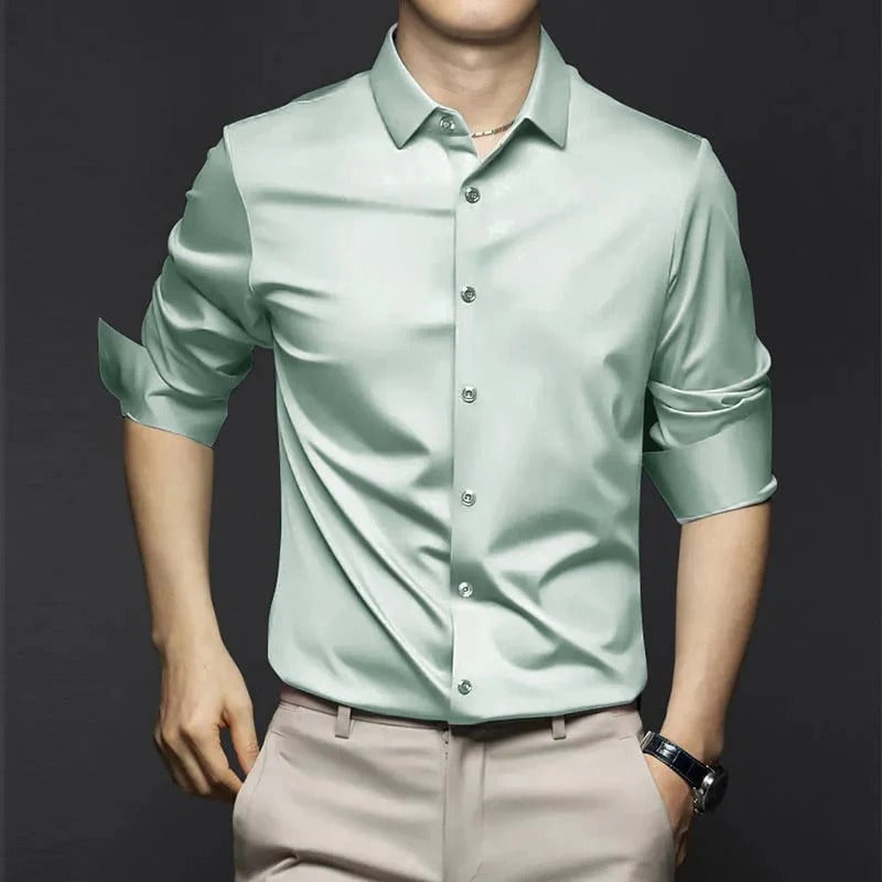 Nino Pannullo™ Men's Classic and Elegant Wrinkle Resistant Shirt