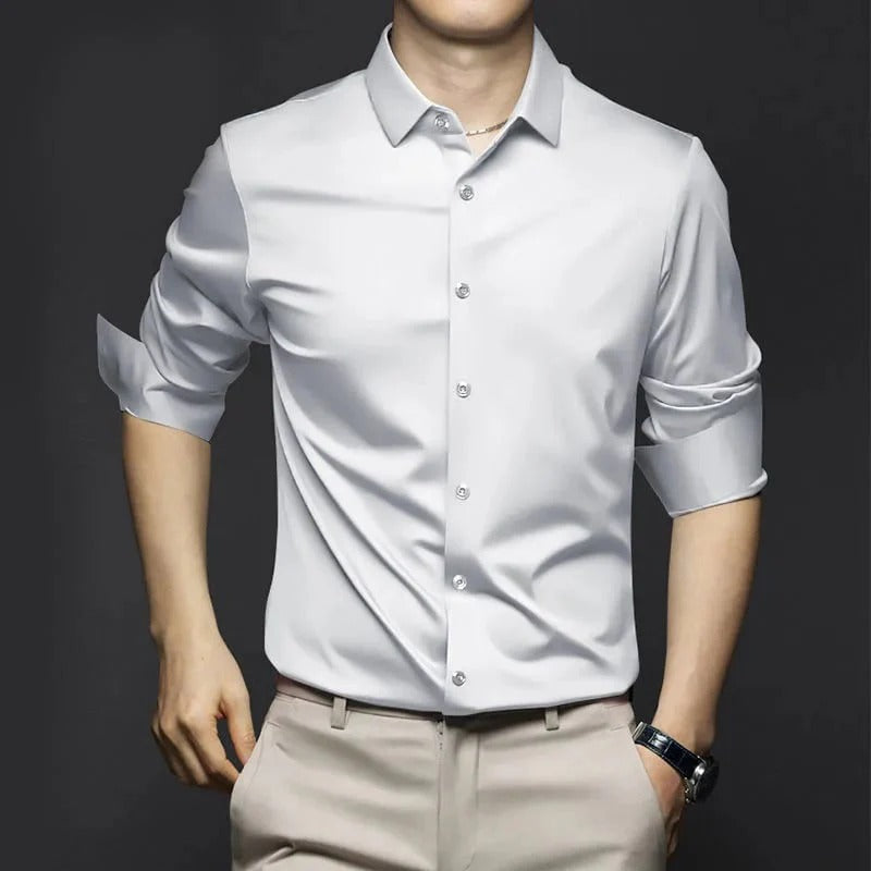 Nino Pannullo™ Men's Classic and Elegant Wrinkle Resistant Shirt