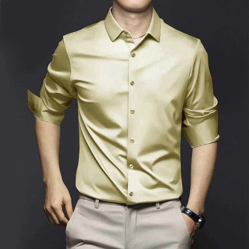 Nino Pannullo™ Men's Classic and Elegant Wrinkle Resistant Shirt