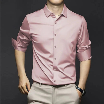 Nino Pannullo™ Men's Classic and Elegant Wrinkle Resistant Shirt