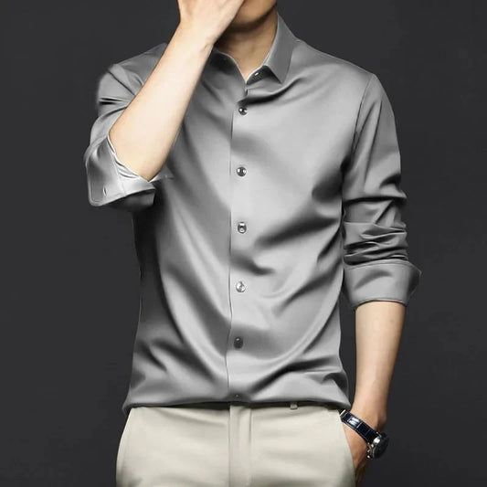 Nino Pannullo™ Men's Classic and Elegant Wrinkle Resistant Shirt