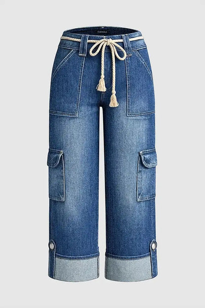 Novella Trecastelli™ Wide Leg Cargo Pants for Everyday Comfort