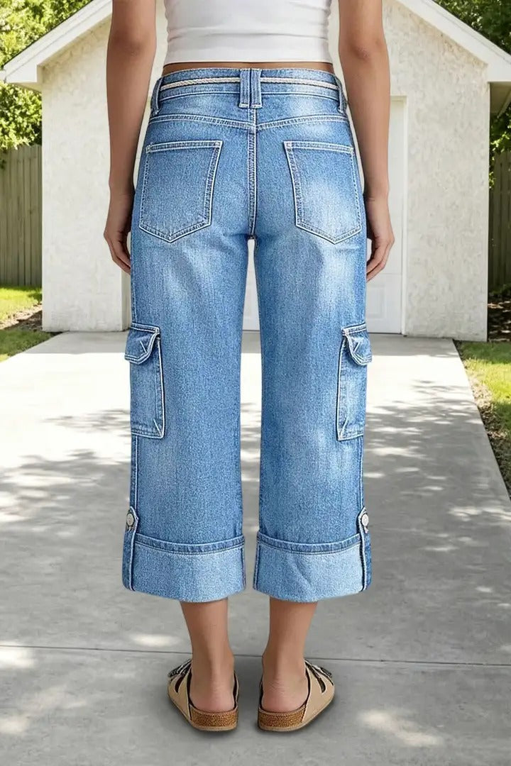 Novella Trecastelli™ Wide Leg Cargo Pants for Everyday Comfort