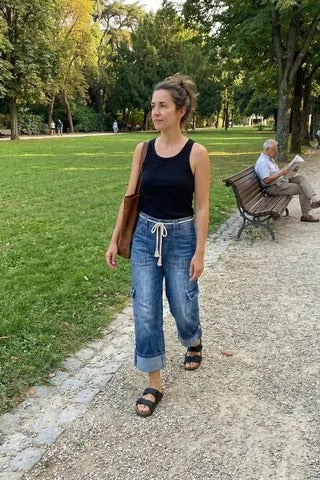 Novella Trecastelli™ Wide Leg Cargo Pants for Everyday Comfort
