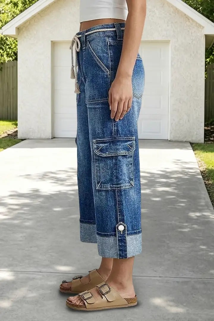 Novella Trecastelli™ Wide Leg Cargo Pants for Everyday Comfort