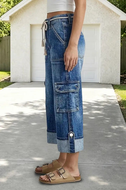 Novella Trecastelli™ Wide Leg Cargo Pants for Everyday Comfort