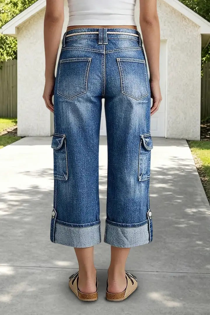 Novella Trecastelli™ Wide Leg Cargo Pants for Everyday Comfort