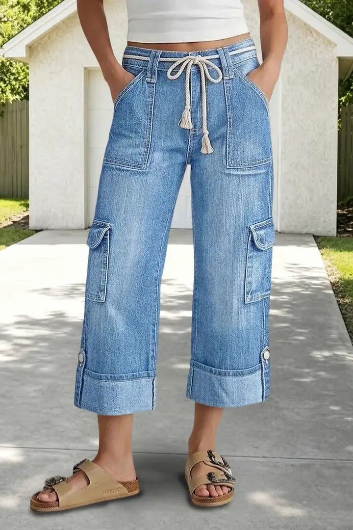 Novella Trecastelli™ Wide Leg Cargo Pants for Everyday Comfort