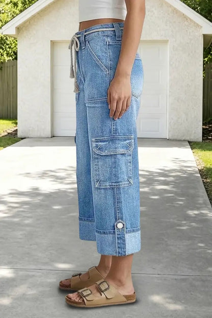 Novella Trecastelli™ Wide Leg Cargo Pants for Everyday Comfort