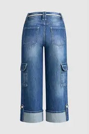 Novella Trecastelli™ Wide Leg Cargo Pants for Everyday Comfort