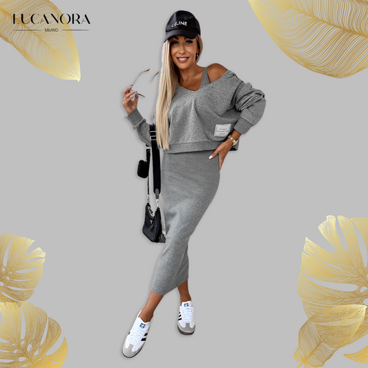 Novelle™️ Sweatshirt and dress set