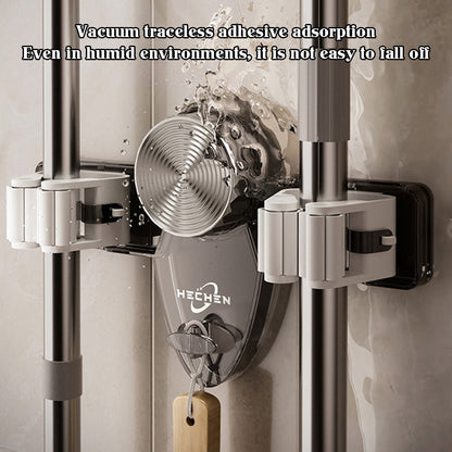 OrgaMop™ Space-saving mop organizer