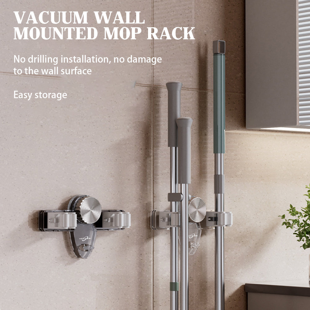 OrgaMop™ Space-saving mop organizer