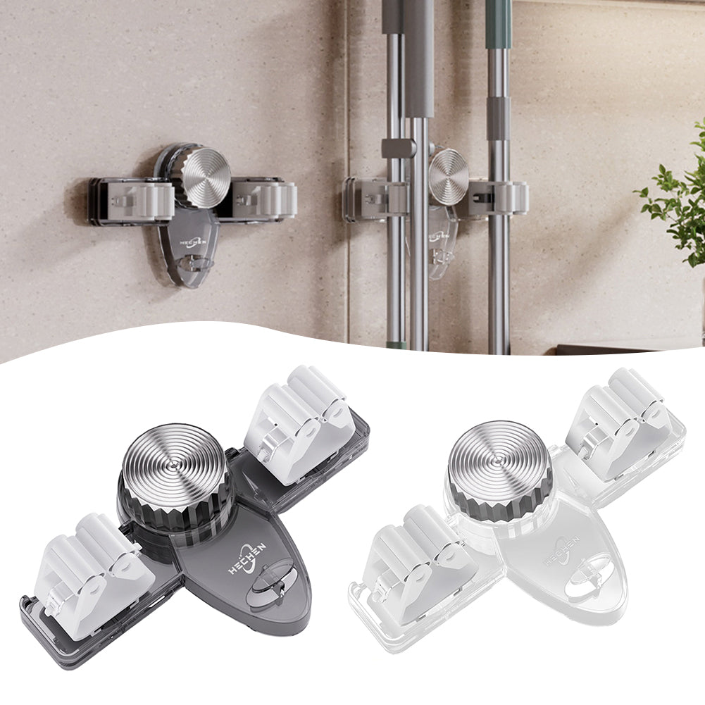 OrgaMop™ Space-saving mop organizer
