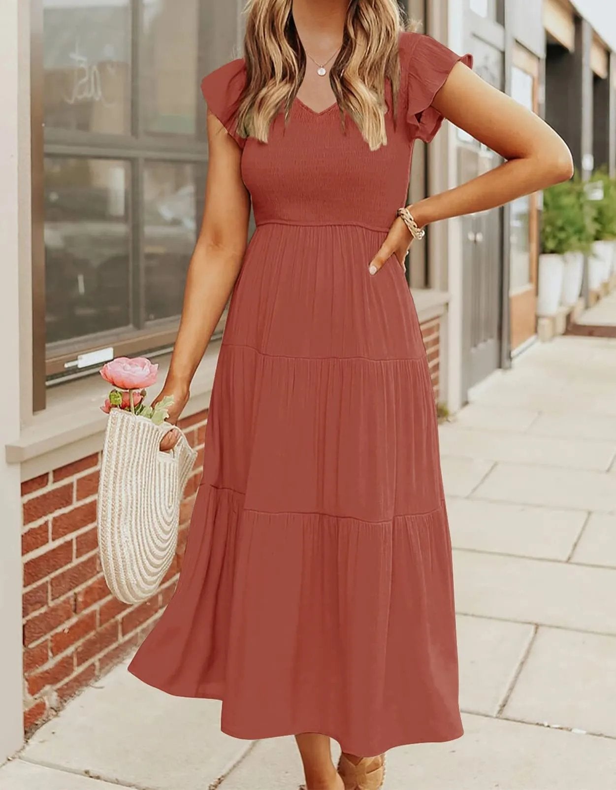 Paige Ray™ Casual summer midi dress d