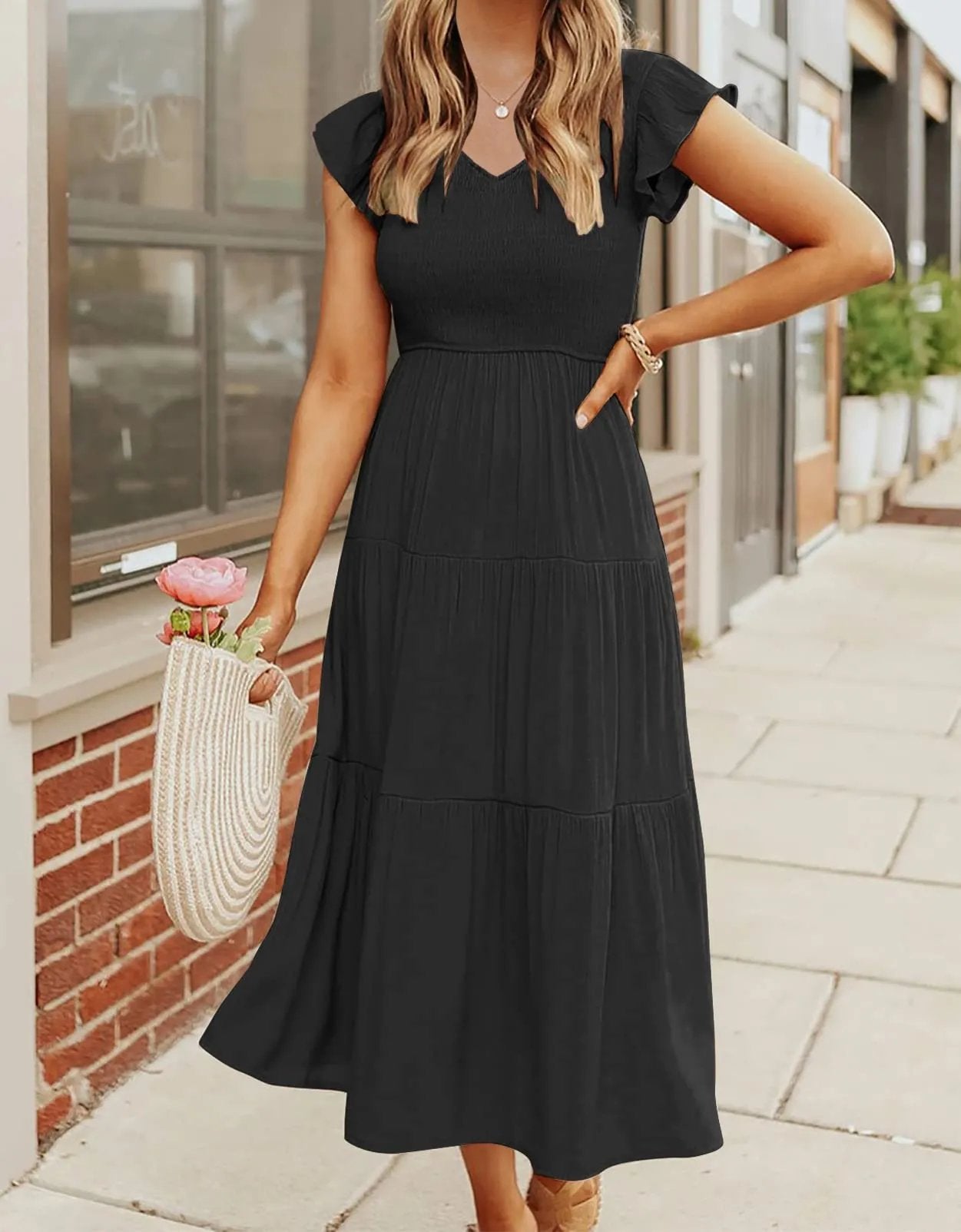 Paige Ray™ Casual summer midi dress d
