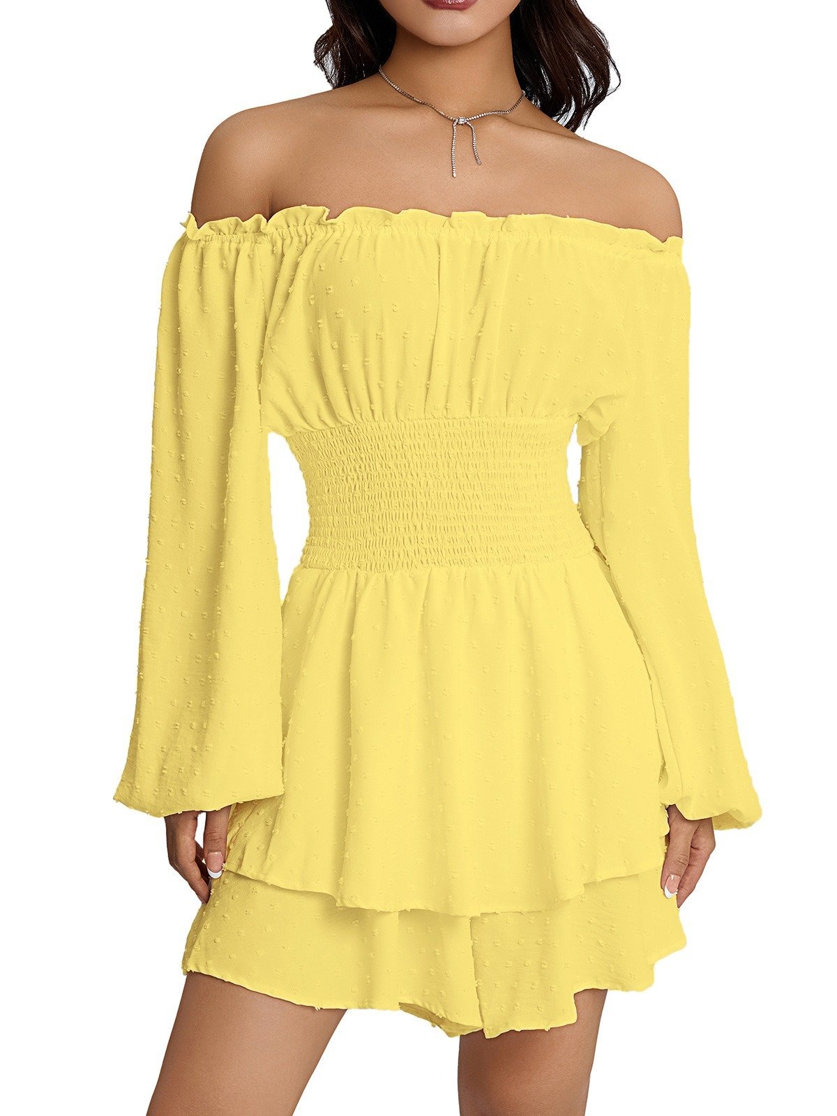 Paule Comtois™ Romper dress without shoulders