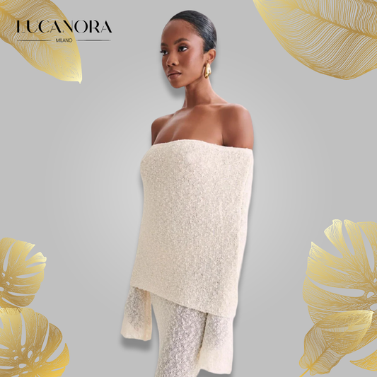 Pia Furlan™ Long elegant off-shoulder dress