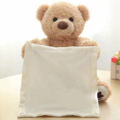 PoppiHug™ Pee-a-boo Plush Teddy Bear