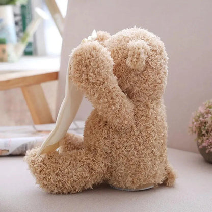 PoppiHug™ Pee-a-boo Plush Teddy Bear