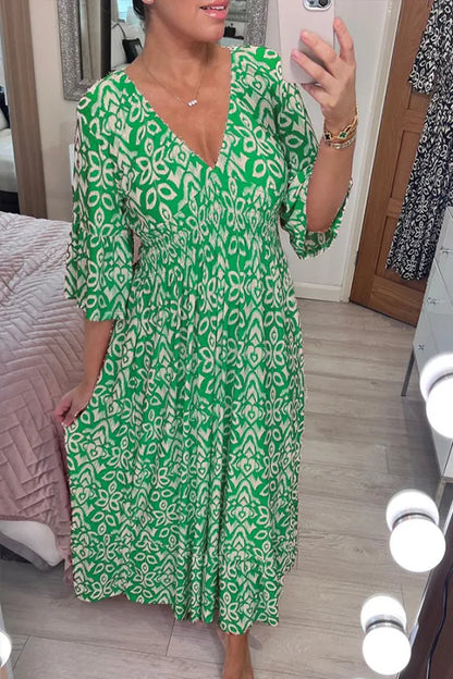 Nerina™ Floral Dress in Boho Style