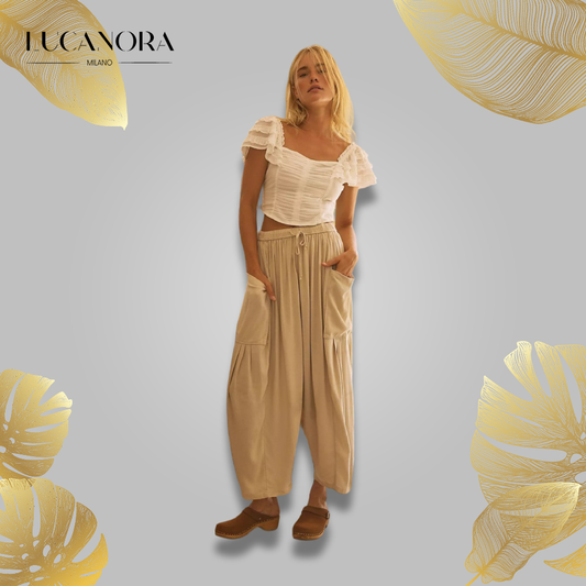 Quin™ Plus size summer trousers