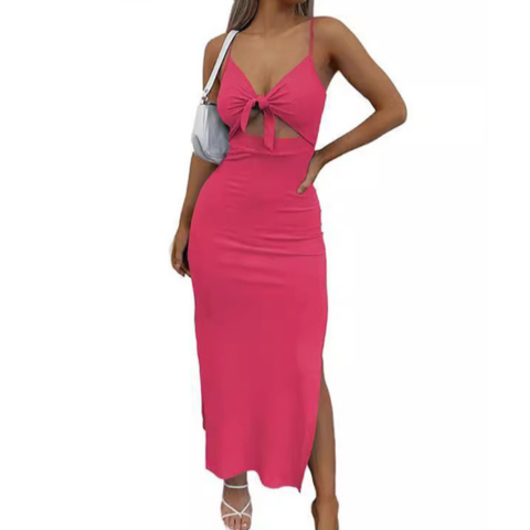 Quinn Day™️ Hollow split body dress