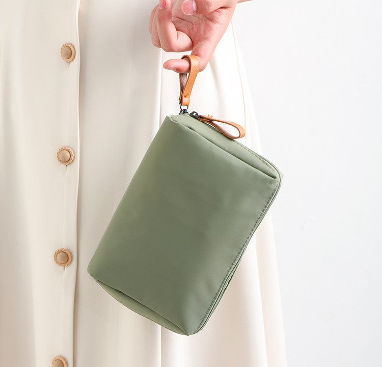 Arcelia™ Cosmetic bag with double zipper