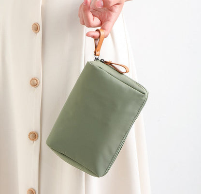 Arcelia™ Cosmetic bag with double zipper