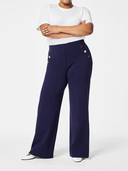 Ramona Cala™ Wide leg trousers with button for tummy control