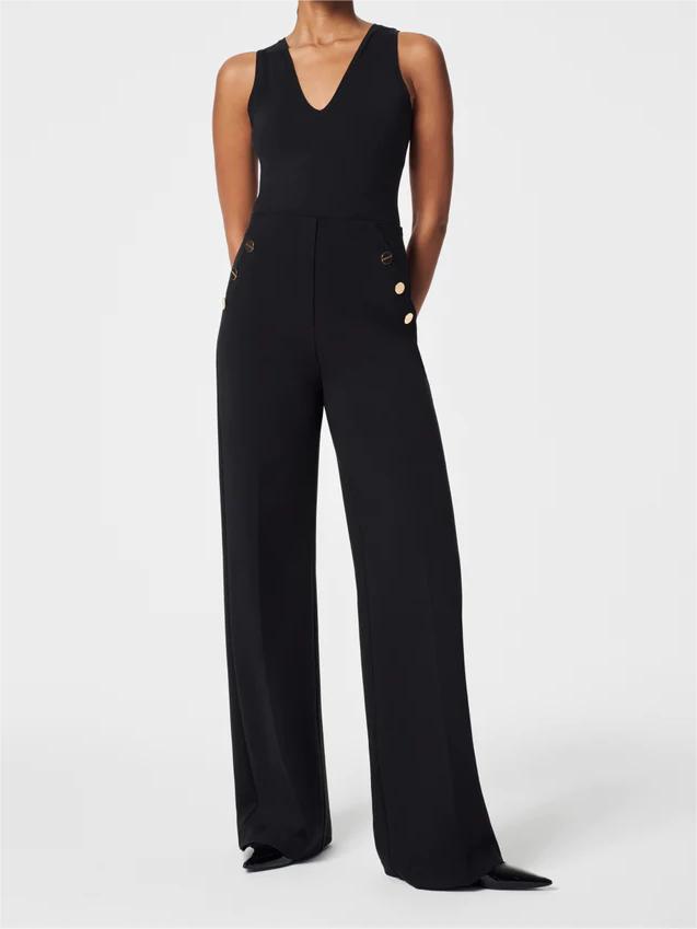Ramona Cala™ Wide leg trousers with button for tummy control