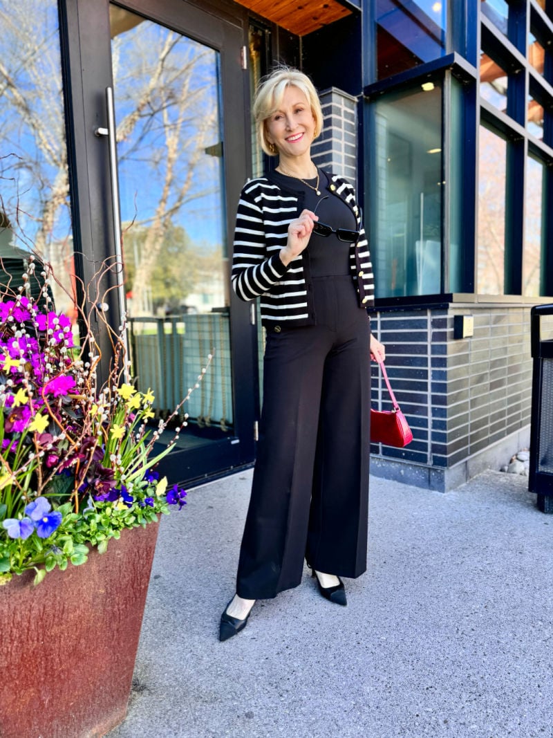 Ramona Cala™ Wide leg trousers with button for tummy control