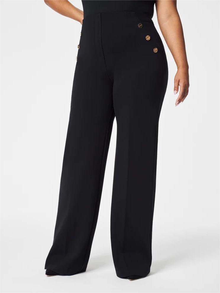Ramona Cala™ Wide leg trousers with button for tummy control